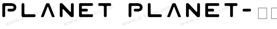 Planet Planet字体转换